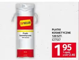 Selgros Płatki kosmetyczne 120 szt oferta