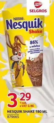 Selgros NESQUIK SHAKE 180 ML oferta