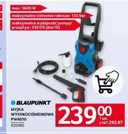 Selgros BLAUPUNKT MYJKA WYSOKOCIŚNIENIOWA PW4010 oferta