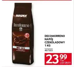 Selgros DECOMORRENO NAPÓJ CZEKOLADOWY 1 KG oferta