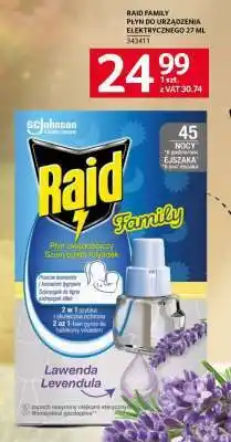 Selgros RAID FAMILY Płyn do urządzenia elektrycznego 27 ml oferta