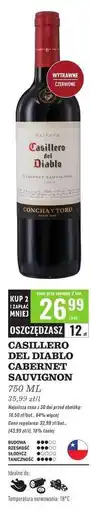 Biedronka CASILLERO DEL DIABLO CABERNET SAUVIGNON oferta