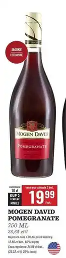 Biedronka MOGEN DAVID POMEGRANATE oferta