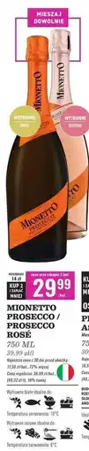 Biedronka MIONETTO PROSECCO / PROSECCO ROSÉ oferta
