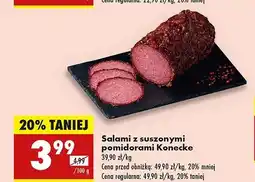 Biedronka Salami z suszonymi pomidorami Konecke oferta