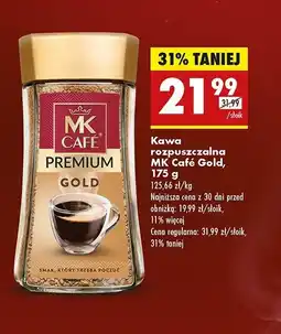 Biedronka Kawa Mk cafe premium gold oferta