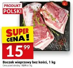 Twój Market Boczek wieprzowy bez kości, 1 kg Twój Market oferta