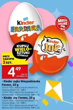 Twój Market Kinder Jajko Niespodzianka Ferrero, 20 g oferta