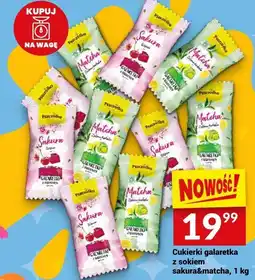 Twój Market Cukierki galaretka z sokiem sakura&matcha, 1 kg Twój Market oferta
