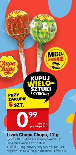Twój Market Lizak Chupa Chups, 12 g oferta