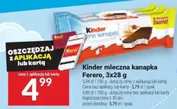 Twój Market Kinder mleczna kanapka Ferrero, 3x28 g oferta
