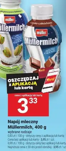 Twój Market Napój mleczny Müllermilch 400 g oferta