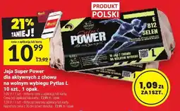 Twój Market Jaja Super Power dla aktywnych z chowu na wolnym wybiegu Pytlas L 10 szt oferta