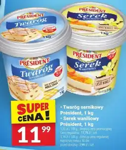 Twój Market Serek waniliowy Président 1 kg oferta