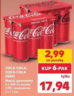 Kaufland Zero Coca-Cola oferta