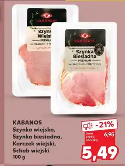Kaufland Szynka Kabanos oferta