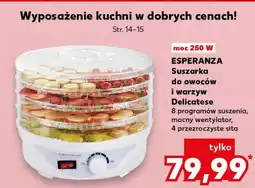 Kaufland Suszarka do żywności Esperanza oferta