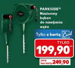 Kaufland Bęben z wężem ogrodowym Parkside oferta