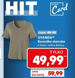 Kaufland Koszulka damska Oyanda oferta