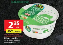 Auchan Zsiadłe mleko Pewni Dobrego oferta