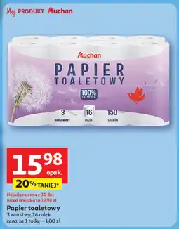Auchan Papier toaletowy Auchan oferta