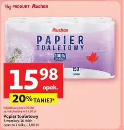 Auchan Papier toaletowy Auchan oferta
