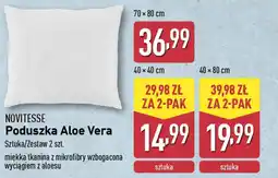 ALDI Novitesse poduszka aloe vera oferta