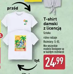 ALDI T-shirt damski z licencją oferta