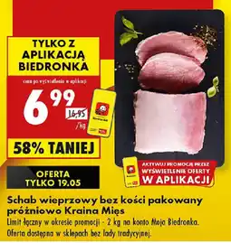 Biedronka Schab wieprzowy bez kości Kraina Mięs oferta