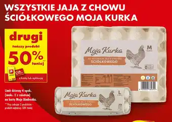 Biedronka Wszystkie jaja z chowu ściółkowego Moja Kurka oferta