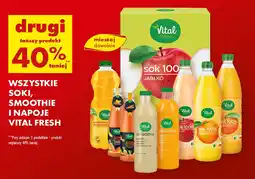Biedronka Wszystkie soki, smoothie i napoje vital fresh oferta