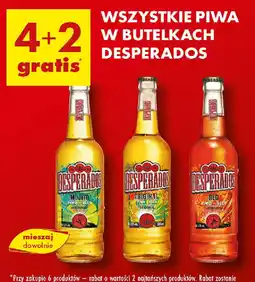 Biedronka Wszystkie piwa w butelkach Desperados oferta