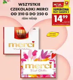 Biedronka Wszystkie czekoladki Merci oferta