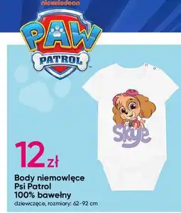 Pepco Body niemowlęce psi patrol 62-92 oferta