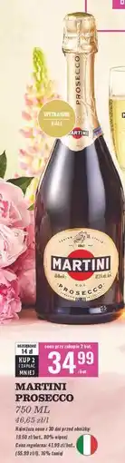 Biedronka Wino Martini Prosecco oferta
