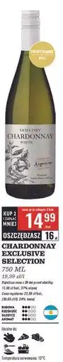 Biedronka Wino Exclusive Selection Chardonnay oferta