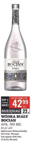Biedronka Wódka Biały Bocian Vodka oferta