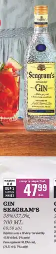 Biedronka Gin Seagram's Extra Dry oferta