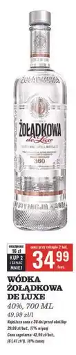 Biedronka Wódka Żołądkowa Gorzka De Luxe oferta