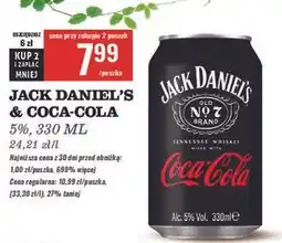 Biedronka Drink Jack Daniel's & Cola oferta
