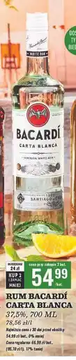 Biedronka Rum Bacardi Carta Blanca oferta