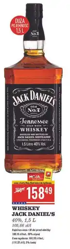 Biedronka Whiskey Jack Daniel's Old No. 7 oferta