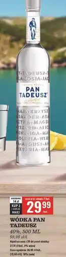 Biedronka Wódka Pan Tadeusz oferta