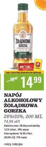 Biedronka Wódka Żołądkowa Gorzka Tradycyjna oferta