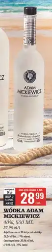 Biedronka Wódka Adam Mickiewicz oferta