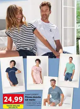 Lidl Piżama damska s-xxl Esmara oferta