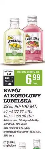 Biedronka Wódka Lubelska Grejpfrutowa oferta