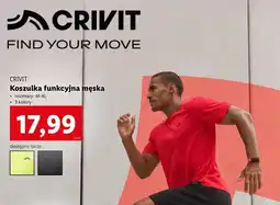 Lidl Koszulka funkcyjna męska m-xl Crivit oferta