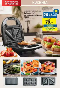 Lidl Opiekacz do kanapek 750w Silvercrest oferta