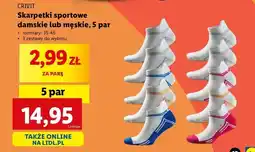 Lidl Stopki damskie Crivit oferta